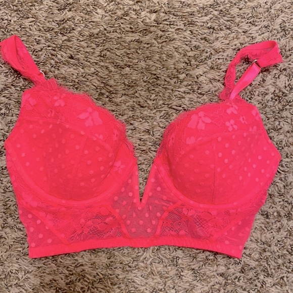Victoria's Secret Other - VICTORIA’S SECRET Dream Angels Pink Lace Bra 34C